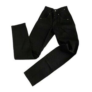 WRANGLER Silver Lake Double Black Jeans Vintage 90’s No Back Pockets NEW 1/2x36